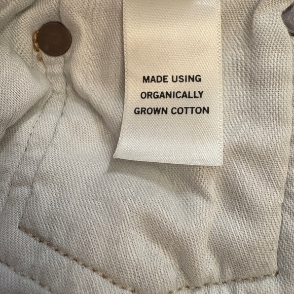 AGOLDE Riley Long High Rise Slim Straight Light Medium Blue Button Fly Size 27 - Picture 14 of 15